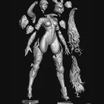 Bunny The First Descendand | Maximum Detailed 16K 3D printed figure product image 10