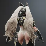 Electric Speedster Battle Girl Figurine, Fully Hand Painted 3D Printed Collectible Statue, Sci Fi Action Sculpture product image 5
