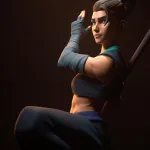 The Stick Fighter | Maximum Detailed Hand-Painted 3D printed figure product image 5