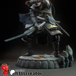 Ghost of Tsushima  | Maximum Detailed 16K 3D printed figure product image 2