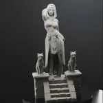 Queen of the Nile  - Highly Detailed Hand-Painted Statue - Collectible Sculpture product image 11