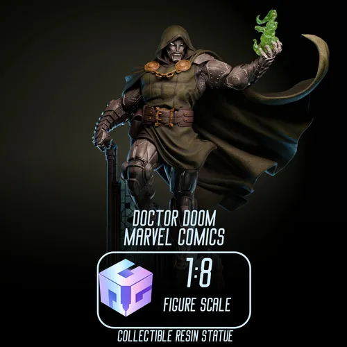 Doctor Doom - Marvel Comics | Maximum Detailed 16 3D Printed Figure