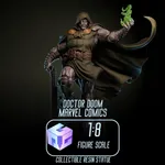 Doctor Doom - Marvel Comics | Maximum Detailed 16 3D Printed Figure product image