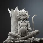 Neferpitou - Hunter  X Hunter | Maximum Detailed 16K 3D printed figure product image 2