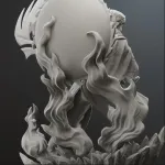 Dark Fantasy Expedition Warrior Figurine, Hand Painted Resin Collectible Statue RPG Inspired Sculpture product image 10