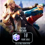 Cynthia Pokemon | Maximum Detailed 16K 3D printed figure product image