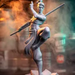 The Stick Fighter | Maximum Detailed Hand-Painted 3D printed figure product image 7