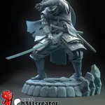 Ghost of Tsushima  | Maximum Detailed 16K 3D printed figure product image 7