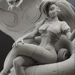 The Rocket Diva | Maximum Detailed 16K 3D printed figure product image 2