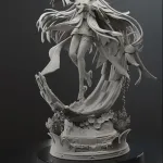 Columbina Figure Genshin Impact Figure – 16K 3D Printed Resin Diorama product image 5