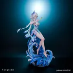 Celestial Oracle Strategist Figurine, Fully Hand Painted 3D Printed Collectible Statue, Fantasy Anime Seer Sculpture product image 5