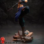 The Stick Fighter | Maximum Detailed Hand-Painted 3D printed figure product image 3