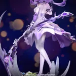Purple Butterfly Dragon Lady Figurine, Maximum Detailed Hand Painted Anime Game Inspired 3D Printed Collectible Statue product image 6