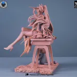 Paper Plane Lady/ Maximum Detailed Hand-Painted Figure product image 8