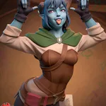 The Wild Lady | Maximum Detailed 16K 3D printed figure product image 8