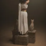 Queen of the Nile  - Highly Detailed Hand-Painted Statue - Collectible Sculpture product image 12
